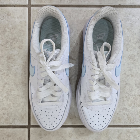 Nike Shoes - Nike Women's White and Light Blue Sneakers
